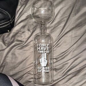 Time for One Glass Wine Bottle!!!